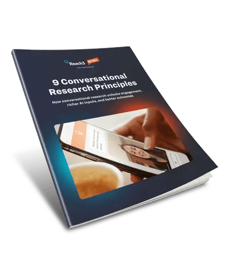 9 Conversational Research Principles - ebook mockup