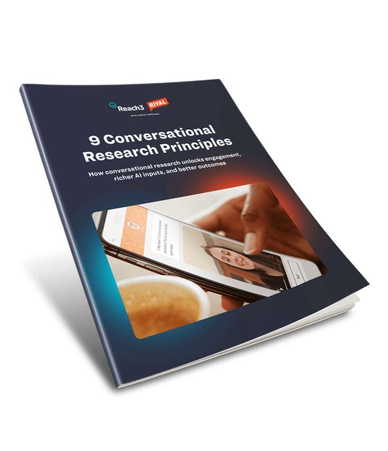 9 conversational research principles - Reach3