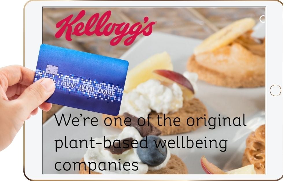 Kelloggs ipad mockup