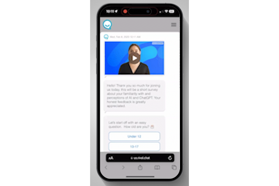 ChatGPT demo chat