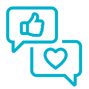 message testing - instant reaction icon